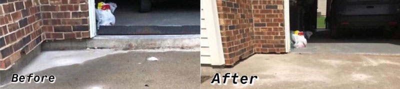 Before and After Coulee Concrete repair works for you